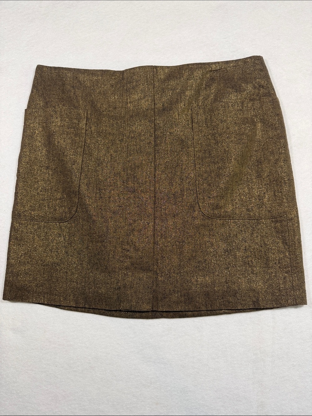 GAP Metallic Brown Mini Skirt
